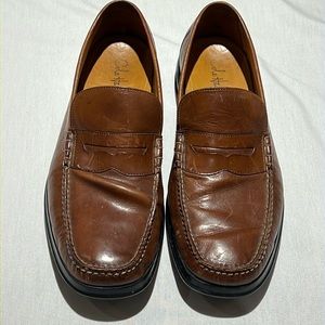 Cole Haan Medium Brown Loafers Men’s Size 12 Rubber Nike Air Sole